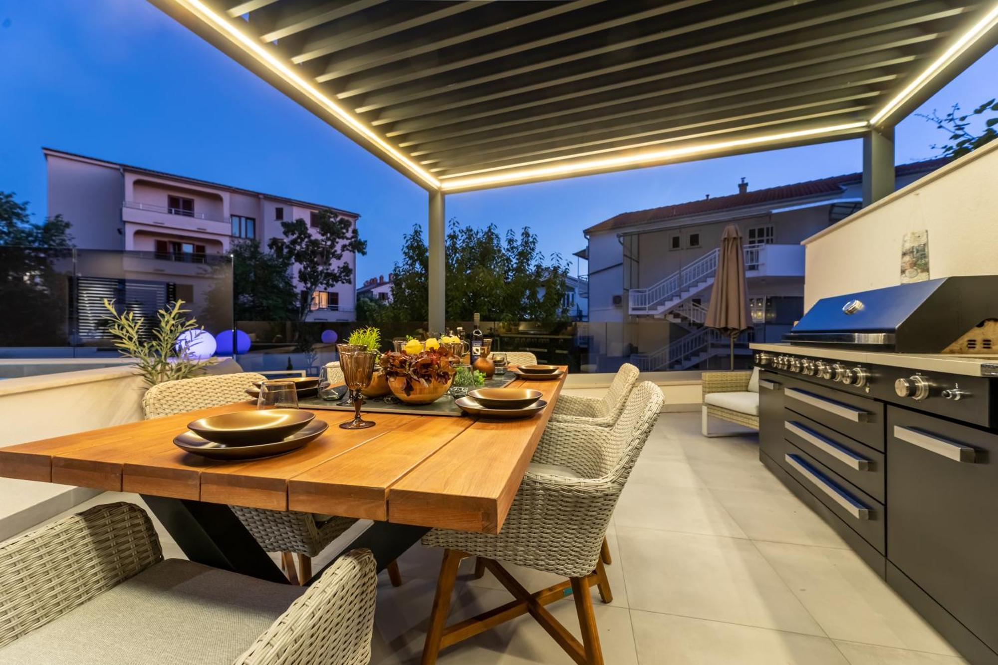 Villa Aurea Apartments Malinska De Luxe ภายนอก รูปภาพ